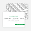 New Year’s Party Invitation Proclamation - Green