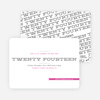 New Year’s Party Invitation Proclamation - Pink