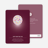 New Year’s Party Invitation - Maroon