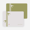 Note Cards: ‘Bamboo Zen Bridal Shower’ cards. - Pale Lavender