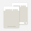 Note Cards: ‘Bold Modern Boys’ Baby Announcement’ cards. - Army Green