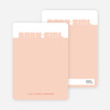 Note Cards: ‘Bold Modern Girls’ Baby Announcement’ cards. - Sienna