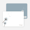 Note Cards: ‘Classic Dandelions’ cards. - Mystic Blue