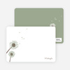 Note Cards: ‘Classic Dandelions’ cards. - Celadon