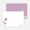 Note Cards: ‘Classic Dandelions’ cards. - Lavender