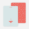 Note Cards: ‘Cosmos Are Up’ cards. - Coral