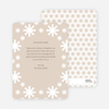 Note Cards: ‘Crossing Crosses Baptism Invitation’ cards. - Beige