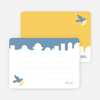 Note Cards: ‘Dove Over Bethlehem’ cards. - Blue