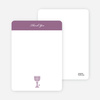 Note Cards: ‘First Sacrament – Chalice’ cards. - Grape