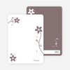 Note Cards: ‘Floral Bridal Shower’ cards. - Cotton Candy Pink