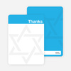 Note Cards: ‘Mazel Tov Bar and Bat Mitzvah’ cards. - Royal Blue