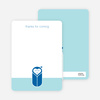 Note Cards: ‘Modern Swaddle’ cards. - Navy Blue