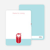 Note Cards: ‘Modern Swaddle’ cards. - Crimson