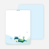 Note Cards: ‘Pool Party’ cards. - Denim Blue