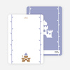 Note Cards: ‘Princess Birthday Invitation’ cards. - Beige Brown