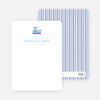 Note Cards: ‘Quilted Whale’ cards. - Pale Purple