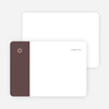 Note Cards: ‘Simple Essence Star of David’ cards. - Sangria