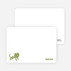 Note Cards: ‘Simply Tiger’ cards. - Olive Green