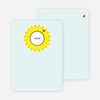 Note Cards: ‘Sunflower Baby’ cards. - Glacier