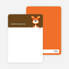 Note Cards: ‘Tiger Birth Announcement’ cards. - Carrot