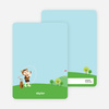 Note Cards: ‘Tiger Golf Invitation’ cards. - Russet Brown