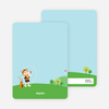Note Cards: ‘Tiger Golf Invitation’ cards. - Pumpkin Orange