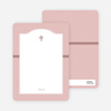 Note Cards: ‘Truly Traditional Baptism Invitation’ cards. - Pink