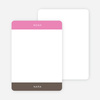 Note Cards: ‘Twice Blessed’ cards. - Shocking Pink