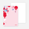 Note Cards: ‘Up up and away!’ cards. - Cherry Red