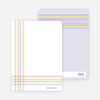 Notecards for the ‘Bold, Geometric Cross’ cards. - Purple