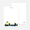 Notecards for the ‘Choo Choo Train Arrival’ cards. - Dark Grey