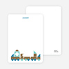 Notecards for the ‘Choo Choo Train Arrival’ cards. - Burly Wood
