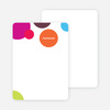Notecards for the ‘Circles Baby Announcements’ cards. - Multi