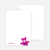 Notecards for the ‘Cuddly Teddy Bear’ cards. - Purple