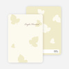 Notecards for the ‘Elegant Leaves Bridal Shower’ cards. - Pale Chiffon