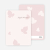 Notecards for the ‘Elegant Leaves Bridal Shower’ cards. - Blush