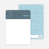 Notecards for the ‘Intertwined Stars of David’ cards. - Slate Blue