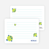 Notecards for the ‘Kaboom Fish’ cards. - Blue Violet