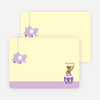 Notecards for the ‘Nursery Animals Gone Wild’ cards. - Wisteria
