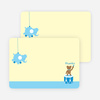 Notecards for the ‘Nursery Animals Gone Wild’ cards. - Sky Blue