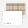 Notecards for the ‘Pro Photo Birth Announcement’ cards. - Chocolate