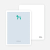 Notecards for the ‘Quilted Horse’ cards. - Baby Blue