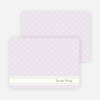 Notecards for the ‘Quilted Love’ cards. - Lavender
