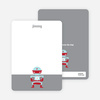 Notecards for the ‘Red Avenger Returns’ cards. - Silver
