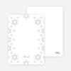 Notecards for the ‘Star of David Border’ cards. - Wisteria