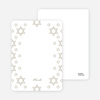 Notecards for the ‘Star of David Border’ cards. - Olive