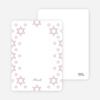 Notecards for the ‘Star of David Border’ cards. - Tea Rose