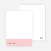 Notecards for the ‘The Belly Bump’ cards. - Pink Blush