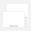 Notecards for the ‘Twin Cradle Talk’ cards. - Royal Blue