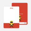 Notecards for the ‘Yellow Avenger Returns’ cards. - Saffron